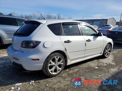 Trzecie zdjęcie samochodu z tyłu: 2008 MAZDA 3 HATCHBACK VIN:JM1BK344681841635 - miniatura