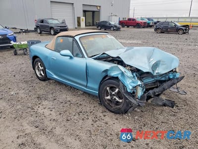 Czwarte zdjęcie samochodu z boku: 2002 MAZDA MX-5 MIATA BASE VIN:JM1NB353420222886 - miniatura