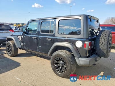 Drugie zdjęcie samochodu z przodu: 2020 JEEP WRANGLER UNLIMITED SPORT VIN:1C4HJXDN5LW147317 - miniatura