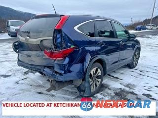 Trzecie zdjęcie samochodu z tyłu: 2015 HONDA CR-V TOURING VIN:5J6RM4H98FL055304 - miniatura