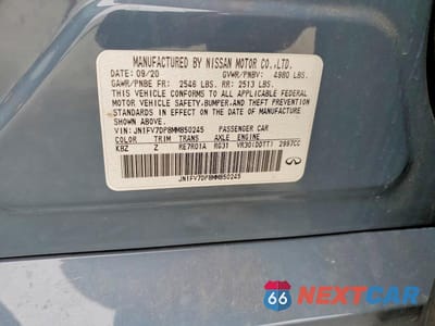 Zdjęcie 12 z 12 samochodu: 2021 INFINITI Q50 RED SPORT 400 VIN:JN1FV7DP8MM850245 - miniatura