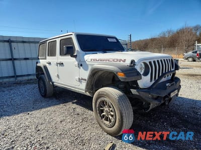 Czwarte zdjęcie samochodu z boku: 2023 JEEP WRANGLER RUBICON VIN:1C4HJXFN8PW595845 - miniatura