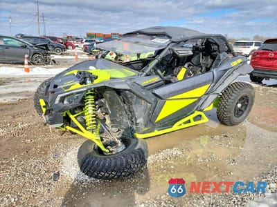 Drugie zdjęcie samochodu z przodu: 2021 CAN-AM MAVERICK X3 MINI TRUCK VIN:3JBVRAY25MK000424 - miniatura