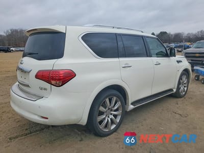 Trzecie zdjęcie samochodu z tyłu: 2014 INFINITI QX80 BASE VIN:JN8AZ2NF8E9552761 - miniatura