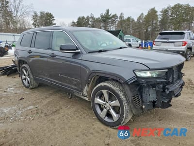 Czwarte zdjęcie samochodu z boku: 2021 JEEP GRAND CHEROKEE L LIMITED VIN:1C4RJKBG0M8144830 - miniatura