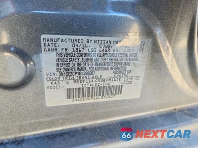 Zdjęcie 13 z 13 samochodu: 2016 NISSAN VERSA NOTE S VIN:3N1CE2CP1GL396507 - miniatura