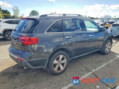 Trzecie zdjęcie samochodu z tyłu: 2013 ACURA MDX VIN:2HNYD2H26DH509191 - miniatura