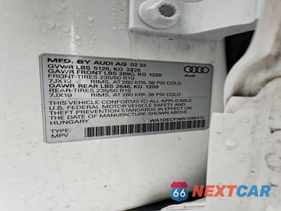 Zdjęcie 13 z 13 samochodu: 2022 AUDI Q3 PREMIUM S LINE 45 VIN:WA1DECF36N1095410 - miniatura