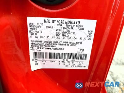 Zdjęcie 12 z 12 samochodu: 2010 FORD F350 SUPER DUTY VIN:1FTSX3BR5AEB32385 - miniatura