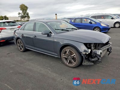 Czwarte zdjęcie samochodu z boku: 2018 AUDI A4 PREMIUM PLUS VIN:WAUENAF47JN018309 - miniatura