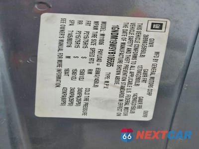 Zdjęcie 13 z 14 samochodu: 2000 CHEVROLET ASTRO VIN:1GNDM19W9YB106585 - miniatura