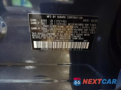 Zdjęcie 13 z 14 samochodu: 2023 SUBARU ASCENT LIMITED VIN:4S4WMAKD3P3442909 - miniatura