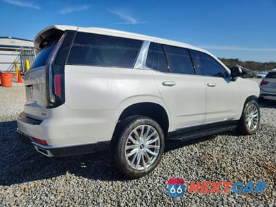 Trzecie zdjęcie samochodu z tyłu: 2021 CADILLAC ESCALADE PREMIUM LUXURY VIN:1GYS4BKLXMR273331 - miniatura