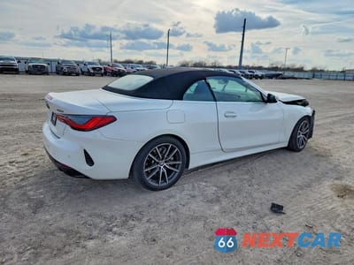 Trzecie zdjęcie samochodu z tyłu: 2024 BMW 430I VIN:WBA23AT05RCN53365 - miniatura