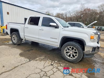 Czwarte zdjęcie samochodu z boku: 2015 GMC SIERRA K1500 SLT VIN:3GTU2VEC9FG431243 - miniatura