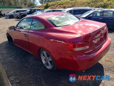 Drugie zdjęcie samochodu z przodu: 2012 LEXUS IS 350 VIN:JTHFE2C2XC2507225 - miniatura