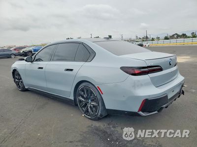 Drugie zdjęcie samochodu z przodu: 2023 BMW I7 XDRIVE60 VIN:WBY53EJ06PCN66454 - miniatura