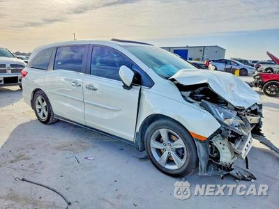 Czwarte zdjęcie samochodu z boku: 2018 HONDA ODYSSEY EXL VIN:5FNRL6H78JB032829 - miniatura