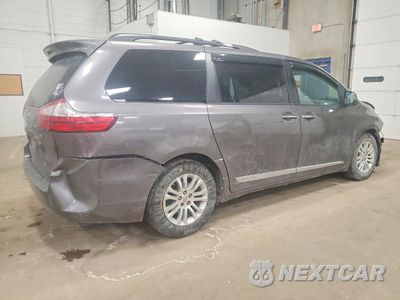 Trzecie zdjęcie samochodu z tyłu: 2015 TOYOTA SIENNA XLE VIN:5TDYK3DC4FS552951 - miniatura