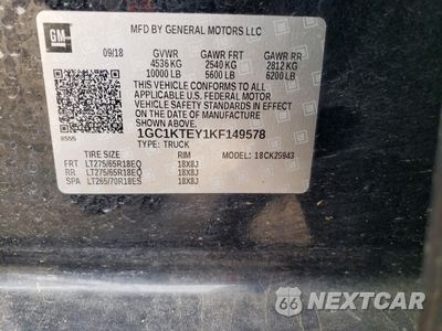 Zdjęcie 12 z 12 samochodu: 2019 CHEVROLET SILVERADO K2500 HEAVY DUTY LTZ VIN:1GC1KTEY1KF149578 - miniatura