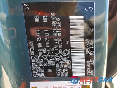 Zdjęcie 12 z 12 samochodu: 2025 TOYOTA 4RUNNER SR5 VIN:JTEVA5BR1S5068675 - miniatura