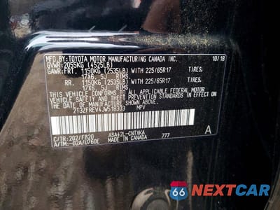 Zdjęcie 13 z 13 samochodu: 2018 TOYOTA RAV4 LE VIN:2T3ZFREV4JW518303 - miniatura