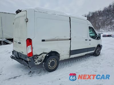 Trzecie zdjęcie samochodu z tyłu: 2018 FORD TRANSIT 150 DELIVERY VAN VIN:1FTYE2CMXJKA54698 - miniatura