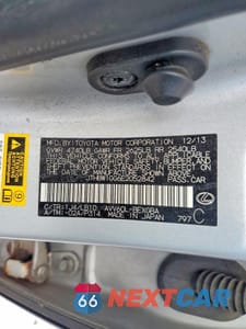 Zdjęcie 12 z 12 samochodu: 2014 LEXUS ES 300H VIN:JTHBW1GG6E2052842 - miniatura