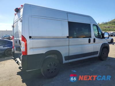 Trzecie zdjęcie samochodu z tyłu: 2023 RAM PROMASTER 3500 UTILITY / SERVICE VAN VIN:3C6MRVXG2PE554477 - miniatura