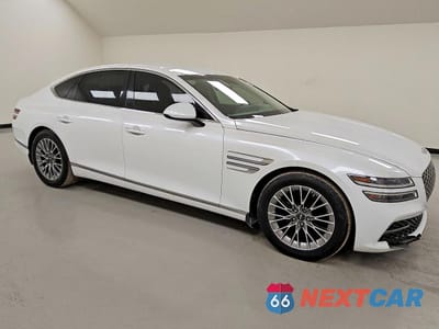 Czwarte zdjęcie samochodu z boku: 2021 GENESIS G80 2.5T VIN:KMTGB4SCXMU081080 - miniatura