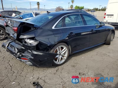 Trzecie zdjęcie samochodu z tyłu: 2024 AUDI A4 PREMIUM PLUS 45 VIN:WAUEAAF49RN006668 - miniatura