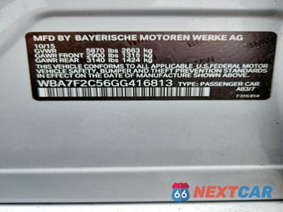 Zdjęcie 13 z 13 samochodu: 2016 BMW 750 XI VIN:WBA7F2C56GG416813 - miniatura