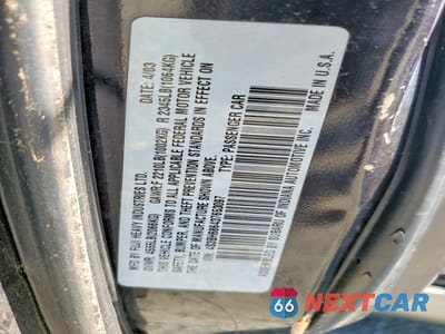 Zdjęcie 13 z 13 samochodu: 2003 SUBARU LEGACY OUTBACK LIMITED VIN:4S3BH686437653097 - miniatura