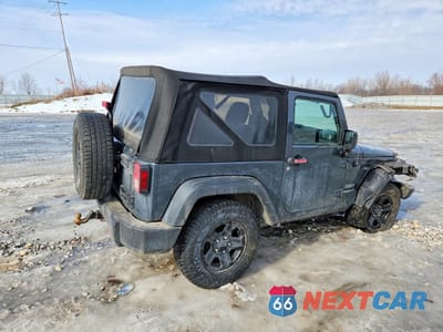 Trzecie zdjęcie samochodu z tyłu: 2017 JEEP WRANGLER SPORT VIN:1C4AJWAG9HL610652 - miniatura