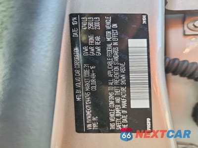 Zdjęcie 12 z 13 samochodu: 2015 VOLVO V60 PREMIER VIN:YV140MEK7F1244745 - miniatura