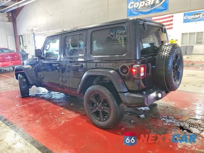 Drugie zdjęcie samochodu z przodu: 2021 JEEP WRANGLER UNLIMITED SPORT VIN:1C4HJXDG7MW616698 - miniatura