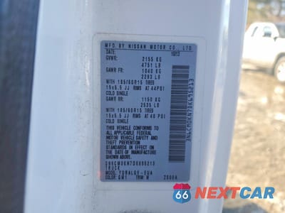 Zdjęcie 13 z 13 samochodu: 2013 NISS NV200 VIN:3N6CM0KN7DK695213 - miniatura
