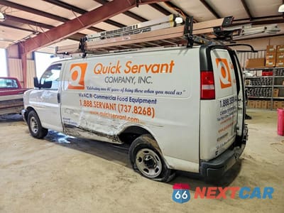 Drugie zdjęcie samochodu z przodu: 2022 CHEVROLET EXPRESS 2500 UTILITY / SERVICE VAN VIN:1GCWGAFPXN1241291 - miniatura