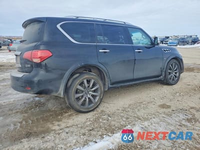 Trzecie zdjęcie samochodu z tyłu: 2017 INFINITI QX80 SIGNATURE EDITION VIN:JN8AZ2NEXH9158075 - miniatura