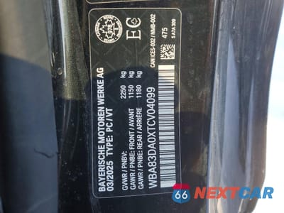 Zdjęcie 13 z 13 samochodu: 2026 BMW M440XI VIN:WBA83DA0XTCV04099 - miniatura