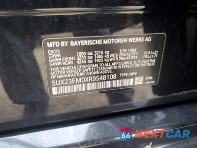 Zdjęcie 14 z 14 samochodu: 2024 BMW X7 XDRIVE40I VIN:5UX23EM0XR9S48108 - miniatura