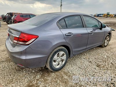 Trzecie zdjęcie samochodu z tyłu: 2014 HONDA CIVIC LX VIN:19XFB2F59EE020619 - miniatura