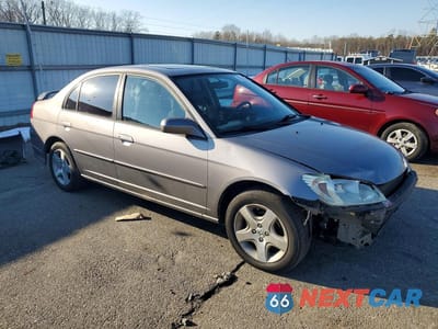 Czwarte zdjęcie samochodu z boku: 2004 HONDA CIVIC EX VIN:2HGES267X4H628084 - miniatura