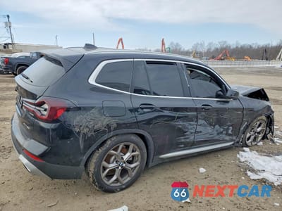 Trzecie zdjęcie samochodu z tyłu: 2023 BMW X3 XDRIVE30I VIN:5UX53DP00P9P16413 - miniatura