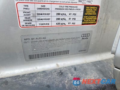 Zdjęcie 13 z 13 samochodu: 2011 AUDI A3 PREMIUM PLUS VIN:WAUMFAFM3BA140747 - miniatura