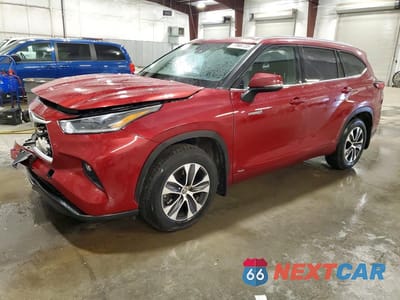 2021 TOYOTA HIGHLANDER HYBRID XLE 5TDGBRCH4MS515780 - główne zdjęcie licytacji z USA - miniatura