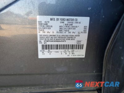 Zdjęcie 14 z 14 samochodu: 2022 FORD EDGE TITANIUM VIN:2FMPK4K90NBA45470 - miniatura