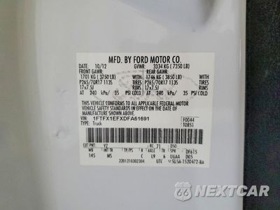 Zdjęcie 12 z 12 samochodu: 2013 FORD F150 SUPER CAB VIN:1FTFX1EFXDFA61691 - miniatura