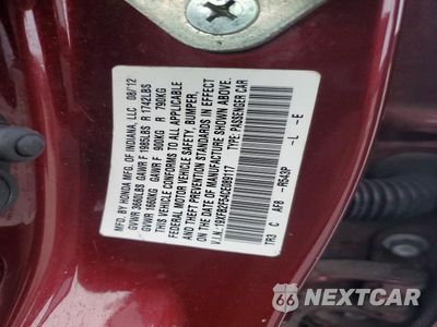 Zdjęcie 12 z 12 samochodu: 2012 HONDA CIVIC LX VIN:19XFB2F54CE089117 - miniatura