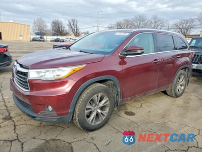 2015 TOYOTA HIGHLANDER XLE 5TDJKRFH3FS169127 - główne zdjęcie licytacji z USA - miniatura